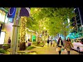 💖 Roppongi Walk in Tokyo 💖🌃✨😊 Under the Illuminations ♪ 👗🥂🐶📺 4K ASMR Nonstop 1 hour 09 minutes ⌚