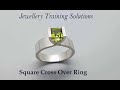 Square cross over ring