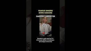 Sabrina Carpenter &amp; Christina Aguilera Doing Karaoke! Watch full video for more clips and singers