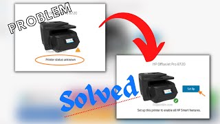 How to Fix HP Smart App - Printer Status Unknown Error In Windows 10 /11 | Printer Offline