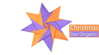 DIY Paper Star ⭐ Easy Origami Star for Beginners ⭐ Christmas