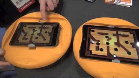 Two player Labyrinth game played on the SmartDisk toy product