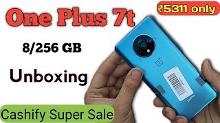 Unboxing Oneplus 7t 8/256 Gb ₹ 5311 | Refurbish Mobile | Cashify Super Sale | D Grade