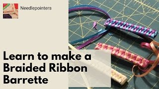 How to Make Retro 80s Braided Ribbon Barrettes