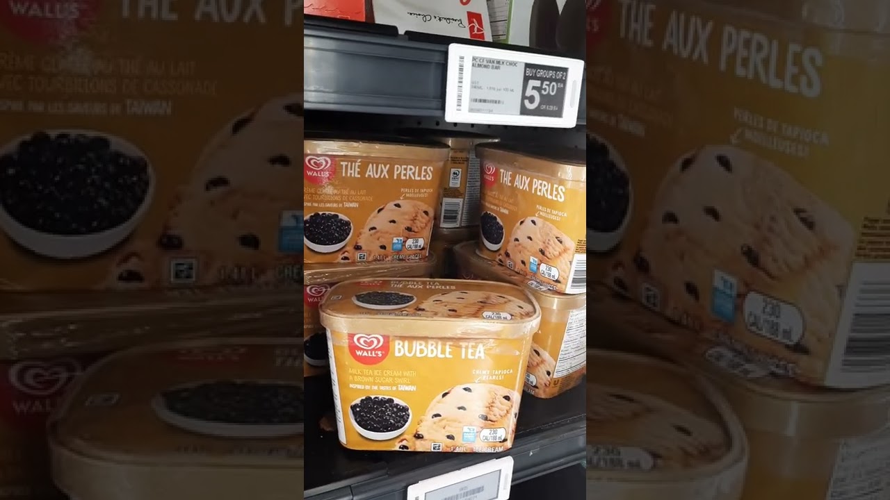 Bubble Tea ice cream at Superstore 