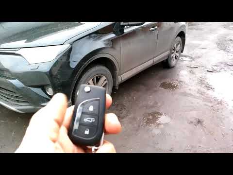 Автозапуск со штатного ключа Toyota Rav4