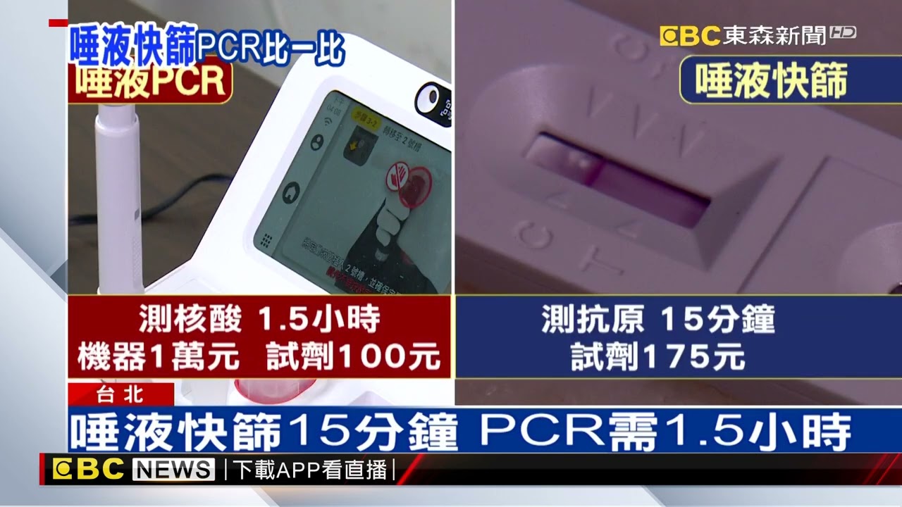 Download 唾液快篩15分鐘 PCR需1.5小時 @東森新聞 CH51