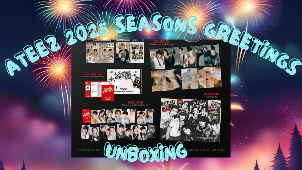 ATEEZ SEASONS GREETING UNBOXING!! - YouTube