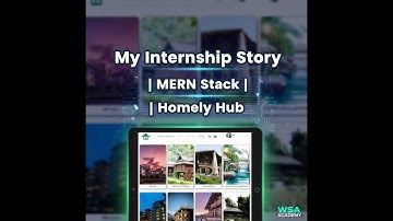SYAD ALI | WSA Academy | MERN stack Internship | Homely Hub Project