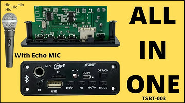 Full Review & Sound Testing//Bluetooth Amplifier Module With Mic TF Card USB Drive And Aux ,TSBT-003