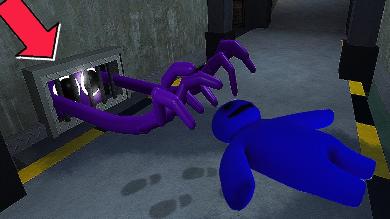 NOVA ATUALIZAÇÃO NO RAINBOW FRIENDS MONSTRO ROXO SAIU DO DUTO!? NOVO FINAL E JUMPSCARE!