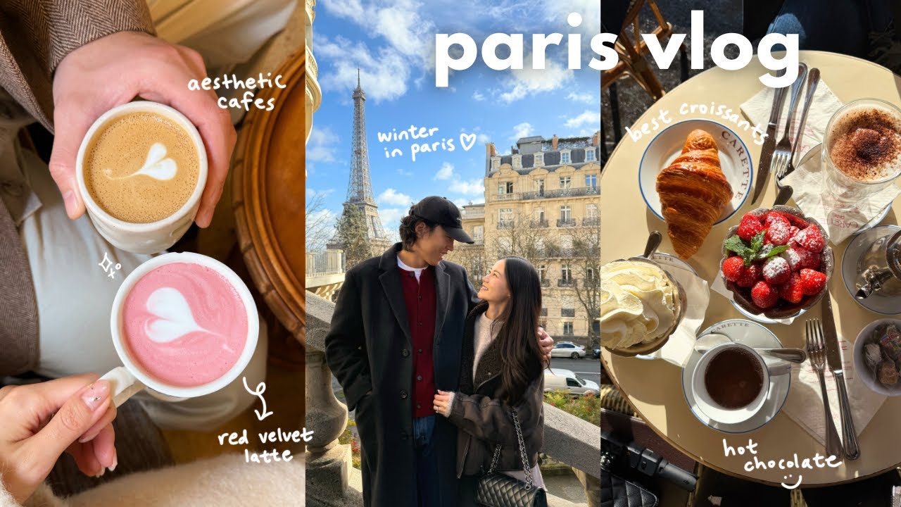 paris vlog 🇫🇷 christmas in paris, cafes, butter shopping, jazz bar, local markets, museums