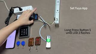 Door Access Control System RFID Card Remote Control Tuya App