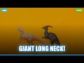 Whoa! Dinosaurs with Super Long Necks! #Shorts