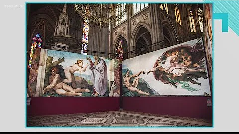 Michelangelos Sistine Chapel at Americas Center op...