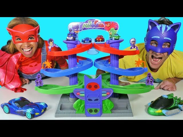 PJ Masks Spiral Playset and Toy || Toy Review || Konas2002 -