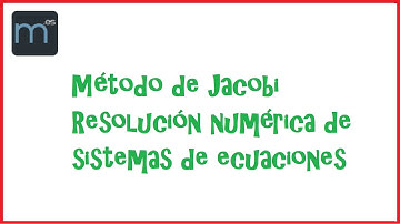 Método de Jacobi (Universidad)