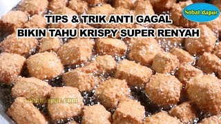 DIAJARI LANGSUNG DARI AHLINYA CARA PEMBUATAN TAHU CRISPY KEKINIAN PUNYA 100 CABANG LENGKAP TAKARAN!!