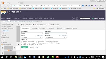 Creating a Course and Adding Participants in itslearning