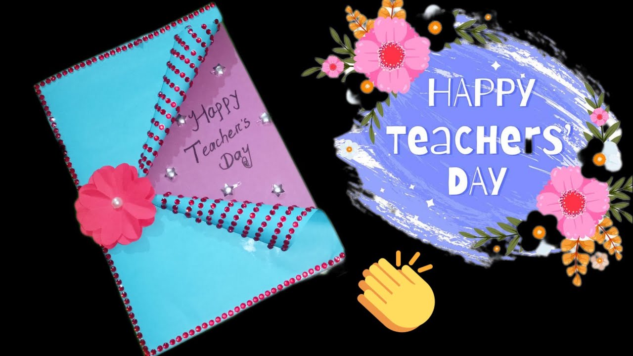 DIY Teacher's Day Special Card ll Handmade Card Making At Home athome teachersday cardviral