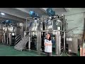 Ailusi Custom Homogenizer Mixer designed for customer’s technical plan#vacuumemulsifier #mixer