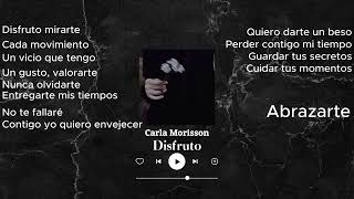 Carla Morrison - Disfruto (Lyrics) Resimi