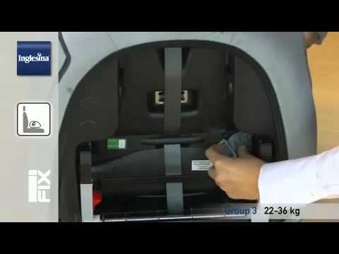 Inglesina Prime Miglia i-Fix (группа 1-2-3) видео-инструкция