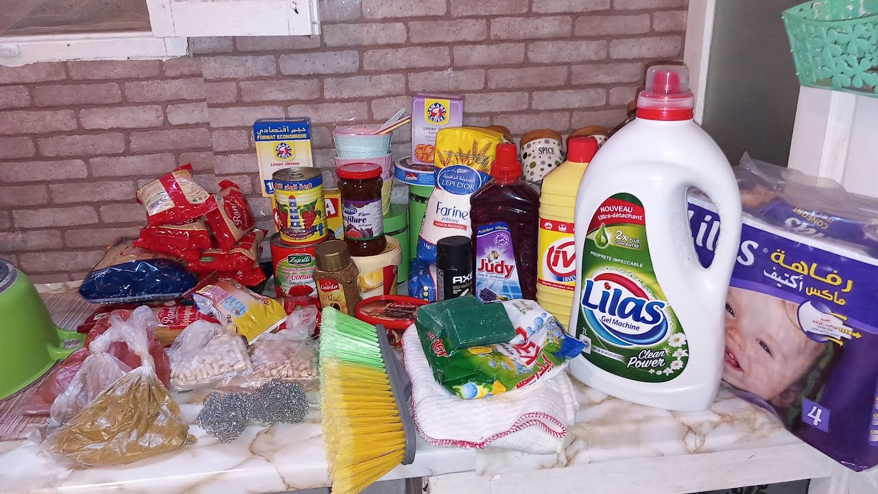 مشترياتي الشهرية🍏🍉...كيفاه نتصرف و نقضي بذكاء 🤔