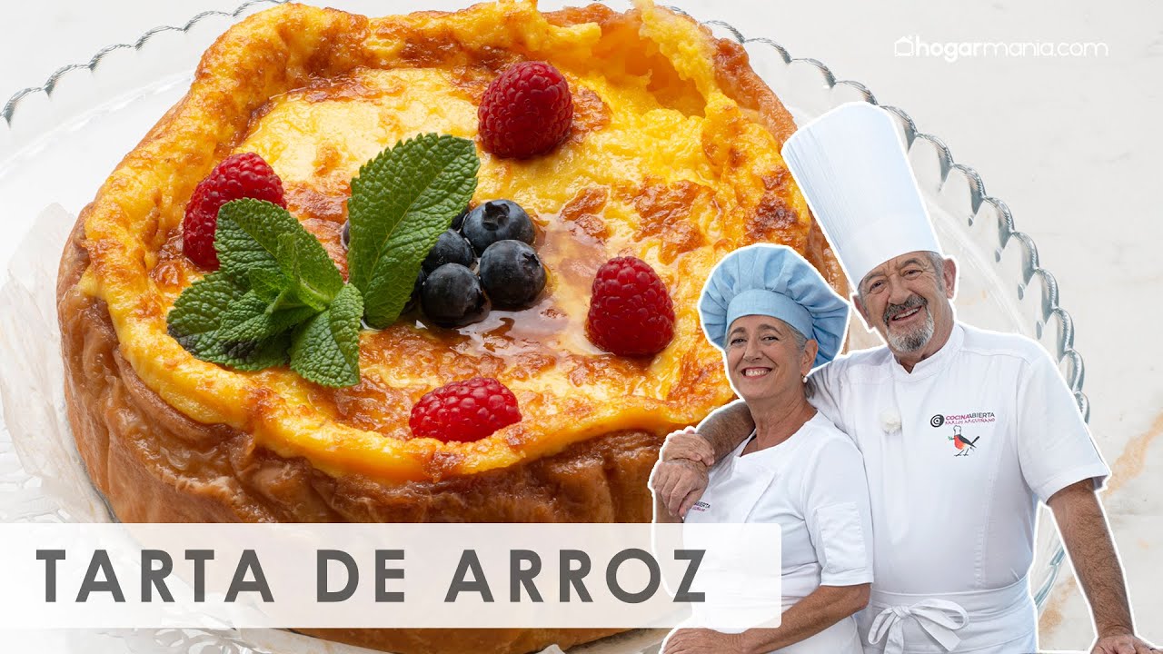 TARTA DE ARROZ 👩🏻‍🍳​🍰 La tarta más sencilla de Eva Arguiñano ​