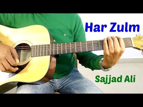 HAR ZULM - SAJJAD ALI | COMPLETE GUITAR COVER LESOON BY MAYOOR