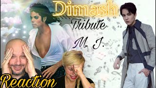 Dimash Tribute Michael Jackson - Reaction - 🇮🇹Italian and 🇨🇴Colombian React❤️ subtitles