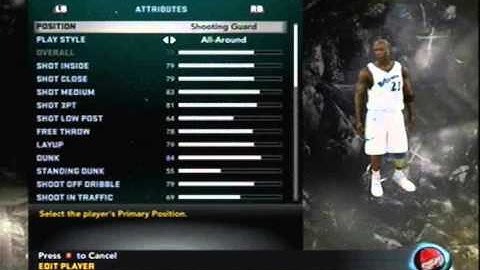 How to create Michael Jordan In NBA 2K11