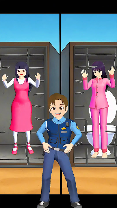 Police YUTA & Mio Jail Break Trend Video 🥶😱 #sakuraschoolsimulator #sakura #yutamio #viralvideo