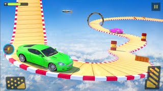 Rampa araba stunts yarışı - impossible car stunt screenshot 4