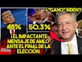 ¡SE ACABÓ! ESTE ES EL IMPACTANTE MENSAJE DE AMLO ANTE EL FINAL DE LA ELECCIÓN DE EUA, ÚLTIMA HORA!