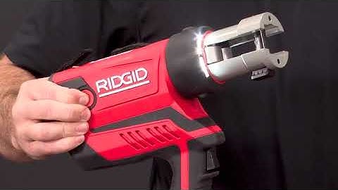 How To Use The RIDGID® RP 350 Press Tool