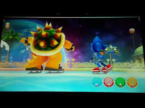 Mario Sonic Sochi 2014 Team Dr Eggman Fails In Sonic S Figure Skating Spectacular
