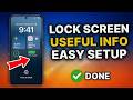 📱 How To Show Useful Info on Lock Screen (Easy Setup)