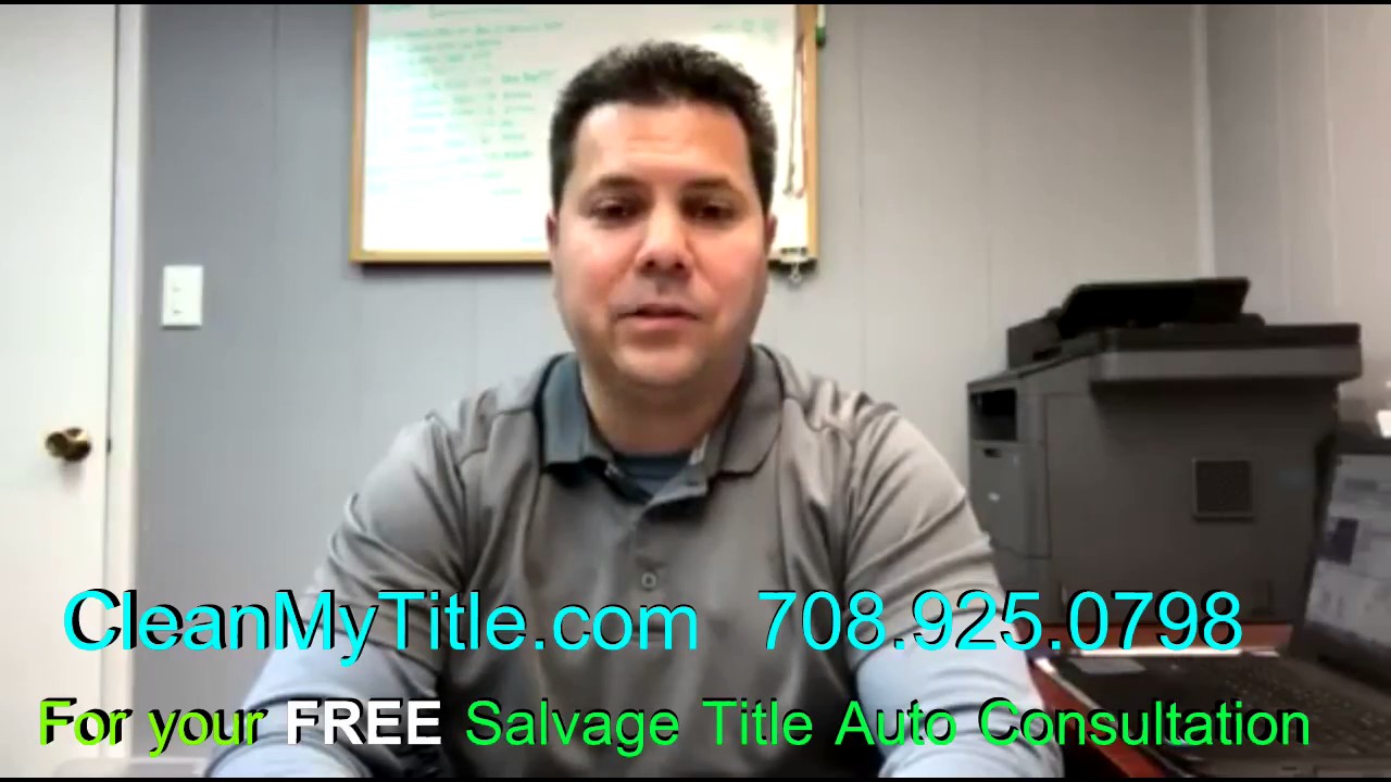 Illinois Salvage Title Rebuilders YouTube