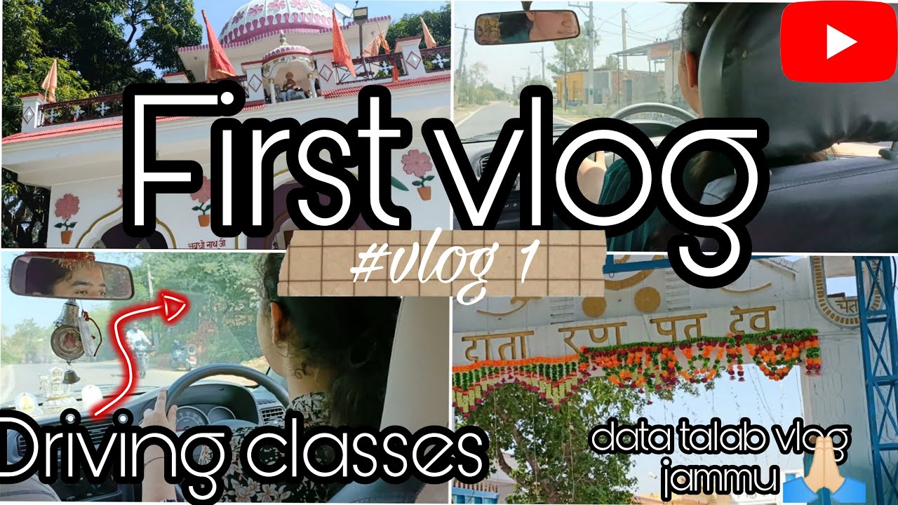 # Vlog 1| Finally learned driving |Data talab vlog| Data ranpat dev ji ...