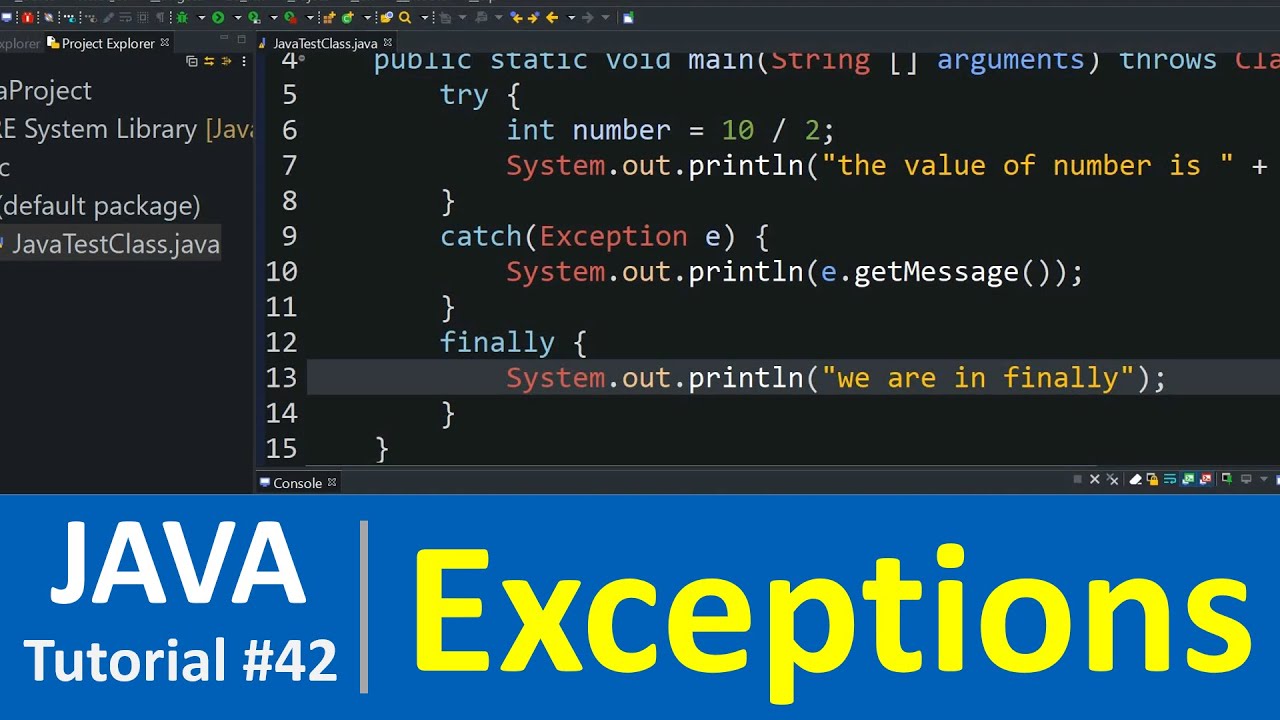 How to Throw Exceptions (The Java™ Tutorials > Essential Java Classes >  Exceptions)