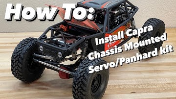 WDW Capra Chassis Servo Mount/Panhard Kit Install How To