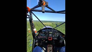 Badland Aircraft F4 on Final Approach with Crosswind at OLE