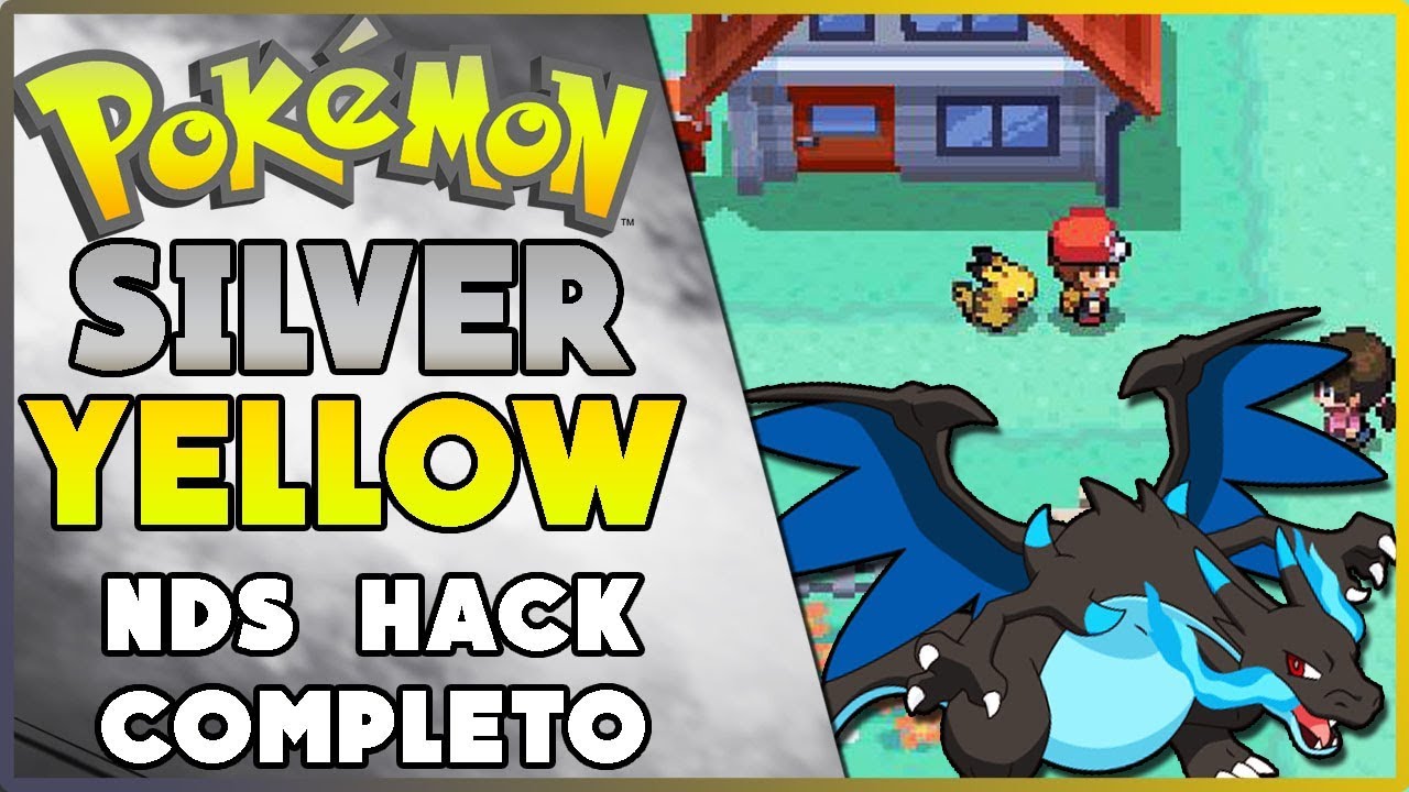 Pokémon Silver Yellow NDS HACK - Mega Evolução + Tutorial 