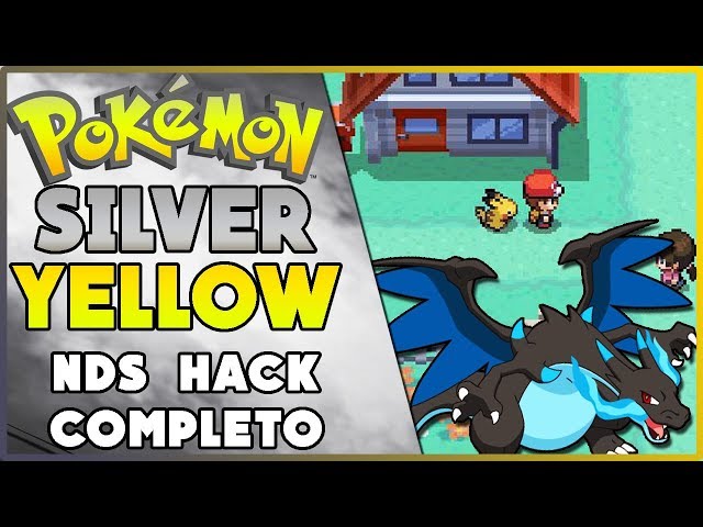 Pokémon Silver Yellow NDS HACK - Mega Evolução + Tutorial 