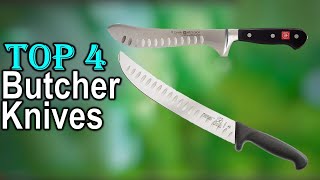 ✅Top 4 Best Butcher Knives of 2024 Reviews