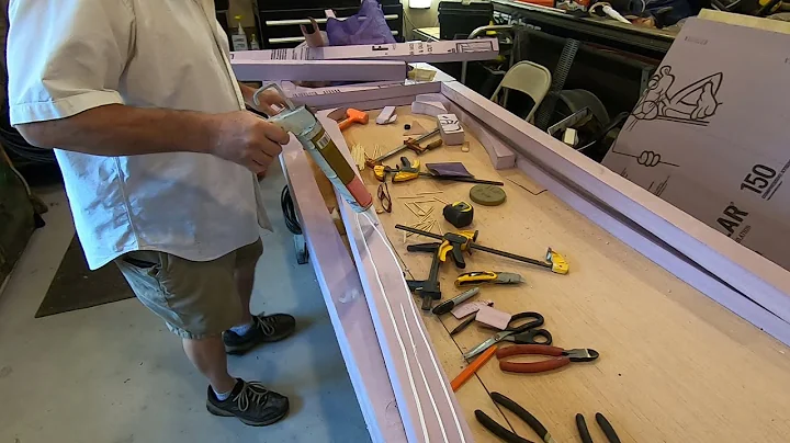 How to make foam and fabric kayak K14 shooting the...