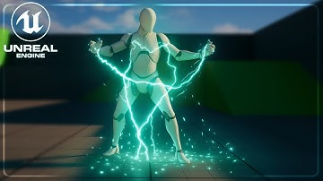 Elektrocuterend bliksemeffect in UE5 Niagara