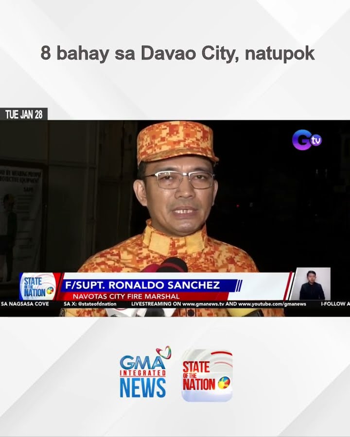 8 bahay sa Davao City, natupok | SONA