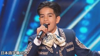 11-year-old Edoardo in full dress sings a Latin song beautifully! | AGT 2023
